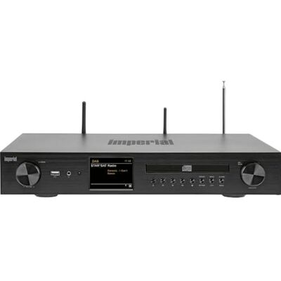 Imperial DABMAN i550 CD HiFi Verst? Rker internetradio (DAB+/DAB/FM/wifi, bluetooth, streamingdiensten, cd-speler, stereo-versterker, AV-ontvanger) zwart, HiFi breedte 22-252-00 Imperial DABMAN i550 CD HiFi Verst? Rker internetradio (DAB+/DAB/FM/wifi, bluetooth, streamingdiensten, cd-speler, stereo-versterker, AV-ontvanger) zwart, HiFi breedte 22-252-00