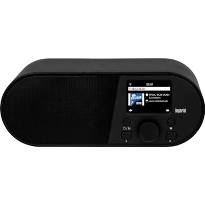 Imperial i105 Internetradio (wifi, mediaspeler, USB, DLNA, kleurendisplay, wekker, app-besturing) zwart Imperial i105 Internetradio (wifi, mediaspeler, USB, DLNA, kleurendisplay, wekker, app-besturing) zwart