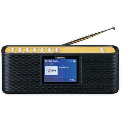 Lenco PDR-045 Draagbare radio DAB+ en FM PPL – Bluetooth – 2 x 3 W RMS – 5 geheugentoetsen – wekkerradio – geïntegreerde batterij – 2,4 inch kleurendisplay – zwart Lenco PDR-045 Draagbare radio DAB+ en FM PPL – Bluetooth – 2 x 3 W RMS – 5 geheugentoetsen – wekkerradio – geïntegreerde batterij – 2,4 inch kleurendisplay – zwart