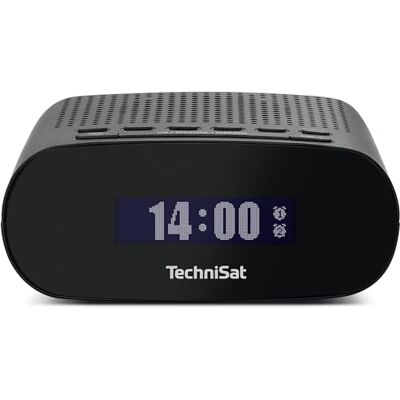 TechniSat TECHNIRADIO 50 Compacte wekkerradio (DAB+, FM-wekker met groot lcd-display, dubbel alarm, hoofdtelefoonaansluiting, 1 W, USB-voeding) zwart TechniSat TECHNIRADIO 50 Compacte wekkerradio (DAB+, FM-wekker met groot lcd-display, dubbel alarm, hoofdtelefoonaansluiting, 1 W, USB-voeding) zwart