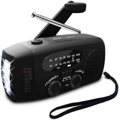 Technaxx Hand Crank and Solar Radio TX-238 Technaxx Hand Crank and Solar Radio TX-238