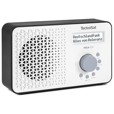 TechniSat VIOLA 200 Draagbare DAB+/FM-radio (lcd-display, telescopische antenne, geheugen voor favoriete zenders, hoofdtelefoonaansluiting, netvoeding en batterijen, mono-luidspreker, RDS, PLL) wit TechniSat VIOLA 200 Draagbare DAB+/FM-radio (lcd-display, telescopische antenne, geheugen voor favoriete zenders, hoofdtelefoonaansluiting, netvoeding en batterijen, mono-luidspreker, RDS, PLL) wit