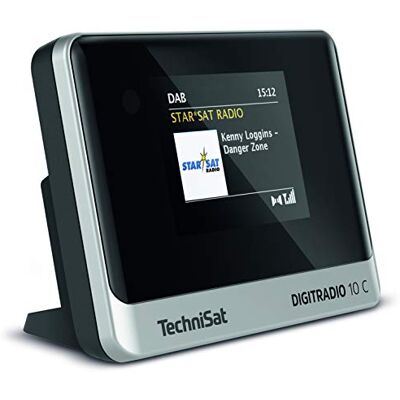 TechniSat Digradio 10 C Tafelradio Dab+, FM Bluetooth, Dab+, FM met afstandsbediening, wekfunctie, zwart, zilver TechniSat Digradio 10 C Tafelradio Dab+, FM Bluetooth, Dab+, FM met afstandsbediening, wekfunctie, zwart, zilver