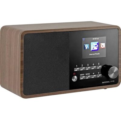 Imperial 22-320-00 i110 Internetradio (TFT kleurendisplay, WLAN, Line-Out, netadapter) bruin Imperial 22-320-00 i110 Internetradio (TFT kleurendisplay, WLAN, Line-Out, netadapter) bruin