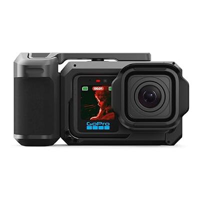 GoPro Mission 1 Pro Grip Edition: bevat Mission 1 Pro camera, point-and-shoot handgreep, Enduro 2 oplaadbare batterij, afneembare zonneklep en draagtas GoPro Mission 1 Pro Grip Edition: bevat Mission 1 Pro camera, point-and-shoot handgreep, Enduro 2 oplaadbare batterij, afneembare zonneklep en draagtas