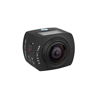 NK Actiecamera 360° sportcamera met groothoek, 8 MP, waterdichte behuizing, selfiestick en gastafstandsbediening, wifi, Full HD 1080p, 2 inch LCD (zwart) NK Actiecamera 360° sportcamera met groothoek, 8 MP, waterdichte behuizing, selfiestick en gastafstandsbediening, wifi, Full HD 1080p, 2 inch LCD (zwart)