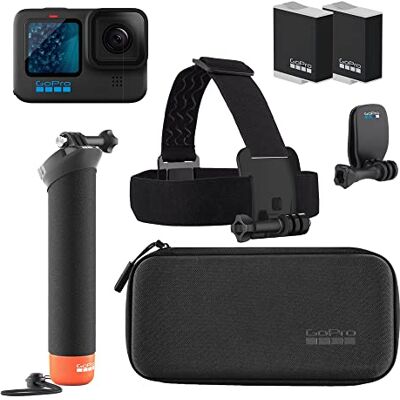 GoPro Hero11 Black accessoireset – bevat een extra Enduro-batterij (in totaal 2), de manager (zwevende handgreep), een haarband + een snelclip en een draagtas GoPro Hero11 Black accessoireset – bevat een extra Enduro-batterij (in totaal 2), de manager (zwevende handgreep), een haarband + een snelclip en een draagtas