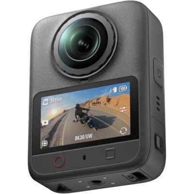 DJI Standaardbundel Osmo 360 II, 360° 8K camera 360° native 8K/60fps HDR, 4-in-1 creatiecentrum, 105 GB geïntegreerd geheugen, dynamisch bereik van 14,5 stops DJI Standaardbundel Osmo 360 II, 360° 8K camera 360° native 8K/60fps HDR, 4-in-1 creatiecentrum, 105 GB geïntegreerd geheugen, dynamisch bereik van 14,5 stops