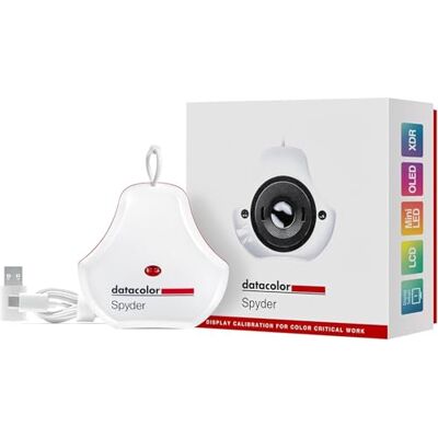 Datacolor Spyder Beeldschermkalibrator voor ontwerpers, fotografen en Werkt op OLED- en LED-schermen; nauwkeurige kleur voor fotografen, ontwerpers en contentmakers Datacolor Spyder Beeldschermkalibrator voor ontwerpers, fotografen en Werkt op OLED- en LED-schermen; nauwkeurige kleur voor fotografen, ontwerpers en contentmakers