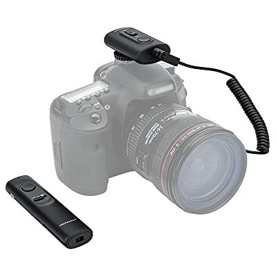 PROfezzion 165 voet draadloze afstandsbediening voor Canon EOS R1 R3 R5 R5 Mark II 5D Mark IV III II 6D Mark II 7D Mark II 5Ds R 1Dx Mark III II 1Ds Mark III 50D 40D 30D 20D Camera and More PROfezzion 165 voet draadloze afstandsbediening voor Canon EOS R1 R3 R5 R5 Mark II 5D Mark IV III II 6D Mark II 7D Mark II 5Ds R 1Dx Mark III II 1Ds Mark III 50D 40D 30D 20D Camera and More
