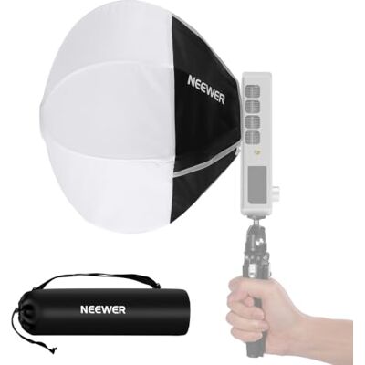 NEEWER 12in / 30 cm lichtbox, lantaarn voor ledverlichting van Studio Mini Mount (Bowens mount niet inbegrepen), fotoaccessoires met snelbevestiging, lichtdiffuser, NS8L NEEWER 12in / 30 cm lichtbox, lantaarn voor ledverlichting van Studio Mini Mount (Bowens mount niet inbegrepen), fotoaccessoires met snelbevestiging, lichtdiffuser, NS8L
