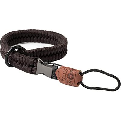 C-Rope The Claw Handgevlochten paracord camerariem met snelsluitsysteem, bruin C-Rope The Claw Handgevlochten paracord camerariem met snelsluitsysteem, bruin