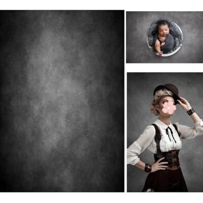 WaWbackdrop WaW Fotostudio achtergrond 1,5 x 2,2 m grijs houtskool stof abstract beton donkergrijs WaWbackdrop WaW Fotostudio achtergrond 1,5 x 2,2 m grijs houtskool stof abstract beton donkergrijs