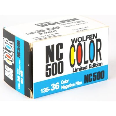 original WOLFEN WOLFEN (ORWO) NC500 kleurfolie voor kleine afbeelding 400 ASA 36 foto's Made in Germany original WOLFEN WOLFEN (ORWO) NC500 kleurfolie voor kleine afbeelding 400 ASA 36 foto's Made in Germany