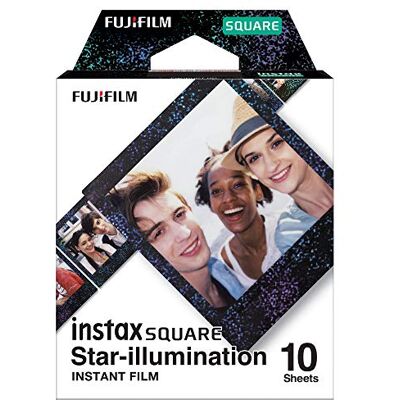 instax 16633495 film voor sterrenverlichting, vierkant, 10 stuks instax 16633495 film voor sterrenverlichting, vierkant, 10 stuks