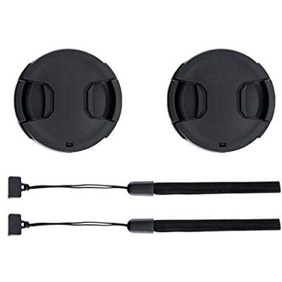 PROfezzion Set van 2 lensdoppen, 46 mm, met touw tegen vallen, voor Nikon Z30 Z50 Z fc met Z DX 16-50 mm f/3,5-6.3, Panasonic G7 met Lumix 14-42 mm f/3.5-5.6 II lenskit PROfezzion Set van 2 lensdoppen, 46 mm, met touw tegen vallen, voor Nikon Z30 Z50 Z fc met Z DX 16-50 mm f/3,5-6.3, Panasonic G7 met Lumix 14-42 mm f/3.5-5.6 II lenskit