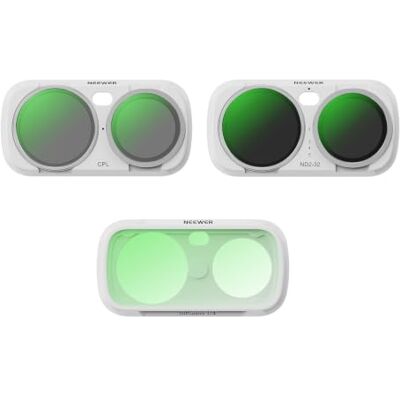 NEEWER Variabele ND-effectfilter & CPL compatibel met Insta360 Luna Ultra ND2-32 filter met neutrale dichtheid, verstelbare circulaire polarisatie en zwart diffusiefilter 1/4 voor neveleffect NEEWER Variabele ND-effectfilter & CPL compatibel met Insta360 Luna Ultra ND2-32 filter met neutrale dichtheid, verstelbare circulaire polarisatie en zwart diffusiefilter 1/4 voor neveleffect
