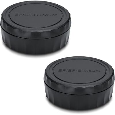 JJC Body Cap + Achterste Lens Cap Set voor Canon DSLR EOS Camera's & Canon EF/EF-S Mount Lens System (2 Sets) JJC Body Cap + Achterste Lens Cap Set voor Canon DSLR EOS Camera's & Canon EF/EF-S Mount Lens System (2 Sets)