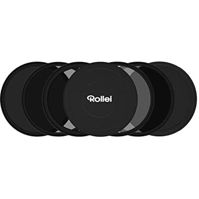 Rollei F:X Pro Mark II 62 mm ronde magnetische filterset, magnetische filterset / grijze filters bestaande uit CPL, ND8, ND64, ND1000 en magnetische basisring, ideaal voor een Rollei F:X Pro Mark II 62 mm ronde magnetische filterset, magnetische filterset / grijze filters bestaande uit CPL, ND8, ND64, ND1000 en magnetische basisring, ideaal voor een