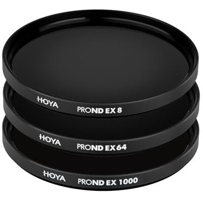 Hoya Set met 3 filters PROND EX (ND8/64/1000) ø77 mm Hoya Set met 3 filters PROND EX (ND8/64/1000) ø77 mm