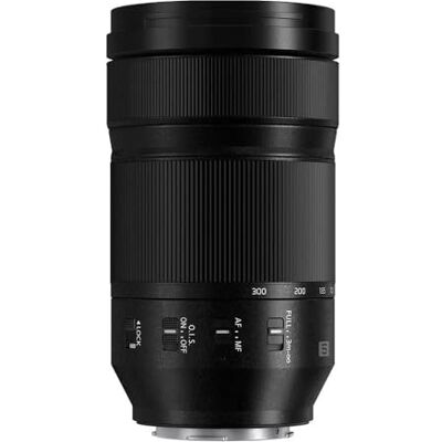 Panasonic Lumix S 70-300 mm F4.5-5.6 full formaat telelens S-R70300E (zoom 300 mm, sport, macro, bokeh, dubbele stabilisatie, tropicaliseerd), zwart L-frame Panasonic Lumix S 70-300 mm F4.5-5.6 full formaat telelens S-R70300E (zoom 300 mm, sport, macro, bokeh, dubbele stabilisatie, tropicaliseerd), zwart L-frame