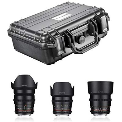 SAMYANG Videolens DSLR Basic Set Canon EF Zwart SAMYANG Videolens DSLR Basic Set Canon EF Zwart