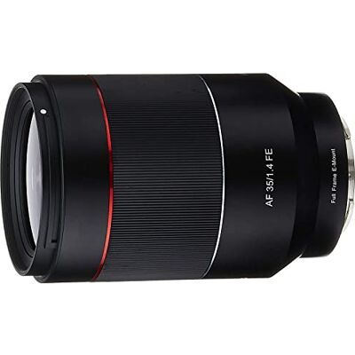 SAMYANG 35/1.4 DSLR autofocus Sony E full-frame fotolens lichs tärke F1.4 groothoeklens, zwart SAMYANG 35/1.4 DSLR autofocus Sony E full-frame fotolens lichs tärke F1.4 groothoeklens, zwart