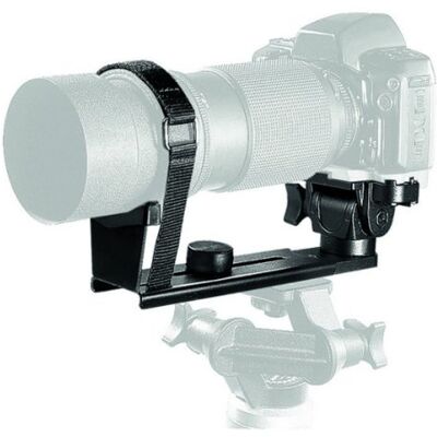 Manfrotto 293 Staffa per Obiettivo con Attacco 1/4 inch per foto, zwart Manfrotto 293 Staffa per Obiettivo con Attacco 1/4 inch per foto, zwart