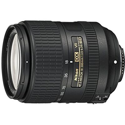 Nikon AF-S DX NIKKOR 18-300 mm f/3.5-6.3G en VR-lens, zwart [Nitale kaart: - Nikon AF-S DX NIKKOR 18-300 mm f/3.5-6.3G en VR-lens, zwart [Nitale kaart: -