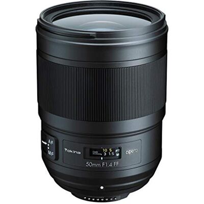 Tokina Opera-lens/lens, 50 mm, F1, 4 Nikon, zwart Tokina Opera-lens/lens, 50 mm, F1, 4 Nikon, zwart
