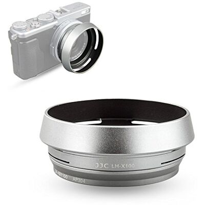 JJC Zilver speciale lensadapter en kap voor Fujifilm Finepix X100V, X100F, X100T, X100S, X100, X70 (LH-JX100 Zilver) JJC Zilver speciale lensadapter en kap voor Fujifilm Finepix X100V, X100F, X100T, X100S, X100, X70 (LH-JX100 Zilver)