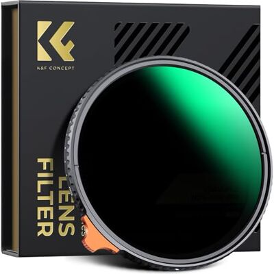 K&F CONCEPT 95 mm filter VND variabel ND2 ND400 neutrale dichtheid 1-9 stops K&F CONCEPT 95 mm filter VND variabel ND2 ND400 neutrale dichtheid 1-9 stops