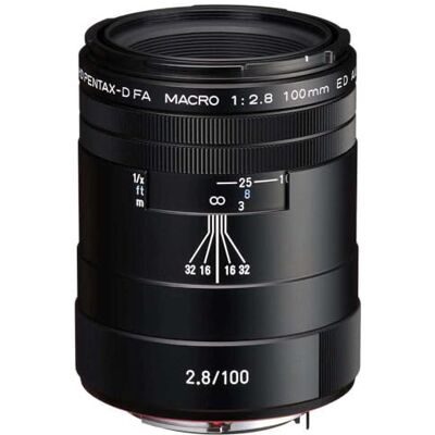 Pentax HD -D FA MACRO 100 mm F2.8ED AW macrolens, stofdicht, weerbestendig AW (All Weather), zwart Pentax HD -D FA MACRO 100 mm F2.8ED AW macrolens, stofdicht, weerbestendig AW (All Weather), zwart