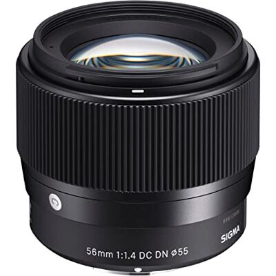Sigma 56 mm F1,4 DC DN Contemporary lens (55mm filterschroefdraad) voor Sony-E lensbajonet Sigma 56 mm F1,4 DC DN Contemporary lens (55mm filterschroefdraad) voor Sony-E lensbajonet
