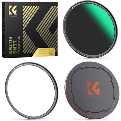 K&F CONCEPT Nano-X ND64 filter (6 stops) voor adapterlens, magnetische sluiting van metaal (77 mm, magnetisch) K&F CONCEPT Nano-X ND64 filter (6 stops) voor adapterlens, magnetische sluiting van metaal (77 mm, magnetisch)