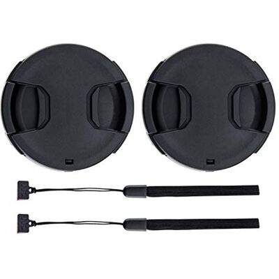 PROfezzion Set van 2 lensdoppen aan de voorkant 55 mm met luxe kurkenhouder voor Nikon D3500 D3400 D5600 D7500 met AF-P 18-55 mm lensset voor Sony A7 A7II A7III A7III A7IV met FE 28-70 mm lenskit en PROfezzion Set van 2 lensdoppen aan de voorkant 55 mm met luxe kurkenhouder voor Nikon D3500 D3400 D5600 D7500 met AF-P 18-55 mm lensset voor Sony A7 A7II A7III A7III A7IV met FE 28-70 mm lenskit en