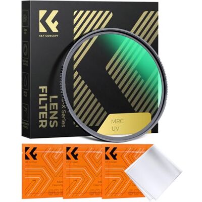 K&F CONCEPT UV-filter 77 mm HD, meerlaags, hoge lichtdoorlatendheid, waterdicht, super dun, bescherming voor cameralens (nano-X-serie) K&F CONCEPT UV-filter 77 mm HD, meerlaags, hoge lichtdoorlatendheid, waterdicht, super dun, bescherming voor cameralens (nano-X-serie)