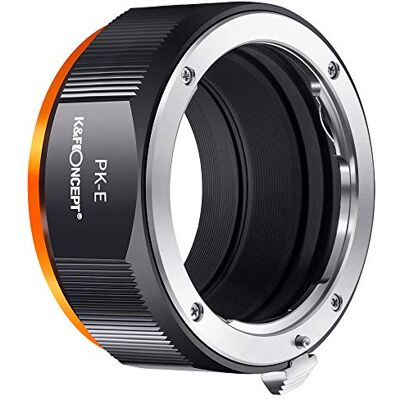 K&F CONCEPT PK naar NEX adapter, handmatige lensadapter compatibel met Pentax K PK lens en compatibel met Sony E NEX Mount camera's K&F CONCEPT PK naar NEX adapter, handmatige lensadapter compatibel met Pentax K PK lens en compatibel met Sony E NEX Mount camera's
