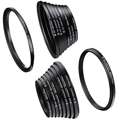 K&F CONCEPT Filter Adapter Sets (18er FilterAdapter Sets) K&F CONCEPT Filter Adapter Sets (18er FilterAdapter Sets)