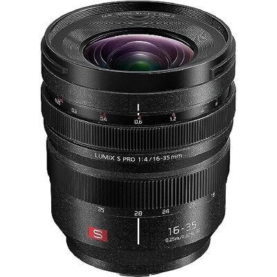 Panasonic S-R1635E LUMIX S PRO 16-35 mm Ultra groothoeklens L-Mount F4.0 objectief filtergrootte 77 mm zwart Panasonic S-R1635E LUMIX S PRO 16-35 mm Ultra groothoeklens L-Mount F4.0 objectief filtergrootte 77 mm zwart