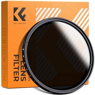 K&F CONCEPT Filter ND2-400 variabele dichtheid ND2-ND400 + reinigingsdoek voor cameralens 49 mm K&F CONCEPT Filter ND2-400 variabele dichtheid ND2-ND400 + reinigingsdoek voor cameralens 49 mm