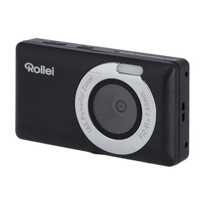 Rollei Compactline digitale zakcamera, 50 MP, 16x digitale zoom, 2,7 K videokwaliteit, compact en licht voor onderweg, gebruiksvriendelijk ontwerp Rollei Compactline digitale zakcamera, 50 MP, 16x digitale zoom, 2,7 K videokwaliteit, compact en licht voor onderweg, gebruiksvriendelijk ontwerp