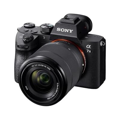 Sony Alpha 7 Mark III met 35 mm full-frame beeldsensor + 28-70mm-zoomlens ILCE-7M3K Sony Alpha 7 Mark III met 35 mm full-frame beeldsensor + 28-70mm-zoomlens ILCE-7M3K