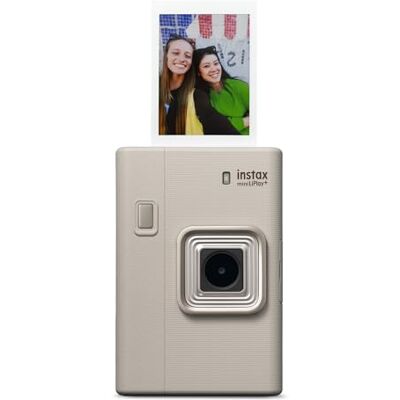instax LiPlay+ Instant digitale mini-camera en hybride fotoprinter met 6 x 4 cm LCD-display aan de achterkant, geluidsopnamemogelijkheden, twee camera's, hoofdselfie en grote selfie instax LiPlay+ Instant digitale mini-camera en hybride fotoprinter met 6 x 4 cm LCD-display aan de achterkant, geluidsopnamemogelijkheden, twee camera's, hoofdselfie en grote selfie