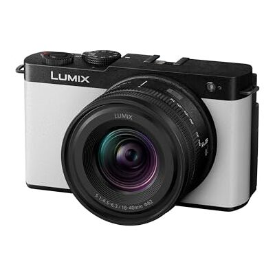 Panasonic Lumix DC-S9NE-W spiegelloze camcorder Full Frame Open Gate voor vlogging, 24,2 MP, 6K/4K video, PDAF 779 punten, beeldstabilisatie, wit, met S-R1840E 18-40 mm S lens Panasonic Lumix DC-S9NE-W spiegelloze camcorder Full Frame Open Gate voor vlogging, 24,2 MP, 6K/4K video, PDAF 779 punten, beeldstabilisatie, wit, met S-R1840E 18-40 mm S lens