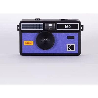 Kodak i60 Herbruikbare 35 mm camera retrostijl, zonder focus, geïntegreerde flits, druk en pop-up flitser (Very Peri) Kodak i60 Herbruikbare 35 mm camera retrostijl, zonder focus, geïntegreerde flits, druk en pop-up flitser (Very Peri)