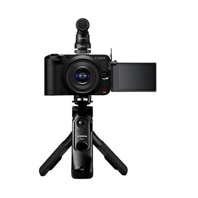 Canon EOS R50 V Content Creator Kit Vlogcamera compatibel met RF-Lenzen Vlogging Kit met compacte digitale camera voor Content Creators, voor vloggen en Reizen Bluetooth-ondersteuning Canon EOS R50 V Content Creator Kit Vlogcamera compatibel met RF-Lenzen Vlogging Kit met compacte digitale camera voor Content Creators, voor vloggen en Reizen Bluetooth-ondersteuning