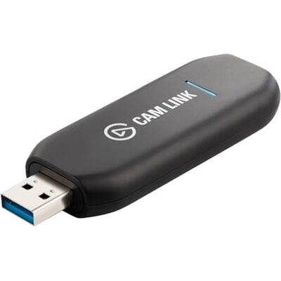 Elgato Cam Link 4K, externe registratiekaart voor camera, streaming en opname op spiegelreflexcamera of camcorder in 1080p60/4K30 voor videoconferenties, telewerk of games, op OBS, zoom, teams, pc/Mac. Elgato Cam Link 4K, externe registratiekaart voor camera, streaming en opname op spiegelreflexcamera of camcorder in 1080p60/4K30 voor videoconferenties, telewerk of games, op OBS, zoom, teams, pc/Mac.