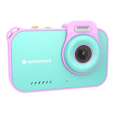 AgfaPhoto Realikids Cam Waterdicht 2 Kindercamera, 12 MP, HD-video, selfie-modus, filters en frames, geïntegreerde games, lithiumbatterij, blauw AgfaPhoto Realikids Cam Waterdicht 2 Kindercamera, 12 MP, HD-video, selfie-modus, filters en frames, geïntegreerde games, lithiumbatterij, blauw