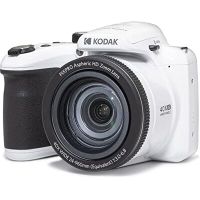 Kodak Pixpro Astro Zoom AZ405 digitale camera bridge zoom 40x 24mm groothoeklens 20 megapixel LCD 3" Full HD video 1080p optische beeldstabilisatie (OIS) AA-batterij wit Kodak Pixpro Astro Zoom AZ405 digitale camera bridge zoom 40x 24mm groothoeklens 20 megapixel LCD 3" Full HD video 1080p optische beeldstabilisatie (OIS) AA-batterij wit